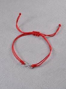 Pulsera trenzada infinito símbolo - Multicolor - Ver 1