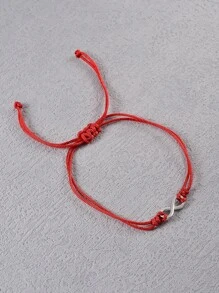 Pulsera trenzada infinito símbolo - Multicolor - Ver 2