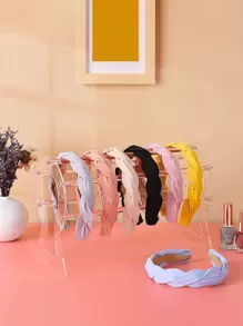 1 Pieza Soporte Para Almacenamiento De Cintas Para La Cabeza, Organizador Transparente Para Cintas Para El Cabello Para El Hogar, Regalo Para El Día De San Valentín