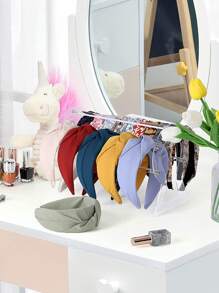 1 Pieza Soporte Para Almacenamiento De Cintas Para La Cabeza, Organizador Transparente Para Cintas Para El Cabello Para El Hogar, Regalo Para El Día De San Valentín