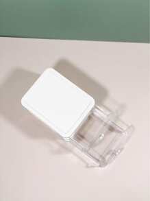 1pc Storage Box, Desktop Drawer Type Organizer Box Cabinet, Hair Accessories Sundries Storage Rack, 5.7*6.69*4.33inch - White - View 3