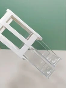 1pc Storage Box, Desktop Drawer Type Organizer Box Cabinet, Hair Accessories Sundries Storage Rack, 5.7*6.69*4.33inch - White - View 5