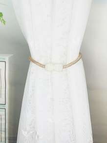 1pc Faux Pearl Decor Curtain Tieback - Multicolor - View 1