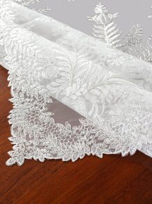 1 pieza Mantel con bordado floral