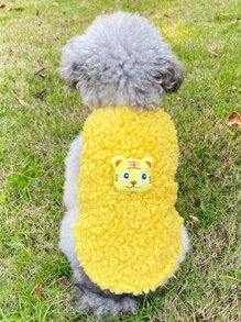 Tank de mascota tigre de dibujos animados - Amarillo - Ver 3