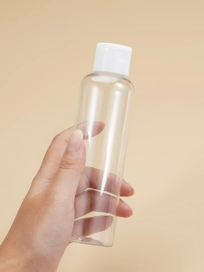 1个150毫升旅行装可重复灌装按压瓶 - 防漏可重复使用化妆品容器，适用于卸妆液、爽肤水、卸甲油、保湿霜等。便携式美容分装瓶