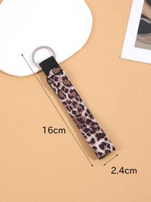 Móc khóa họa tiết da báo - Nhiều màu - Xem 5