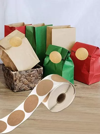 1卷素色禮物貼紙