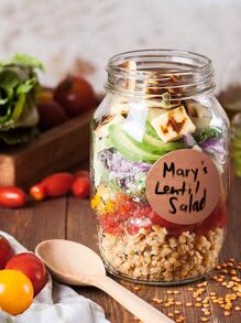 1卷素色禮物貼紙 - 卡其色 - 查看 4