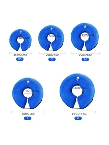 Protective Inflatable Collar For Dogs And Cats - Soft Pet Recovery Collar - Blue - View 6