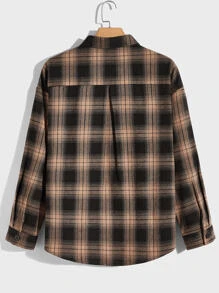 Manfinity Men Plaid Button Front Shirt - Multicolor - View 2