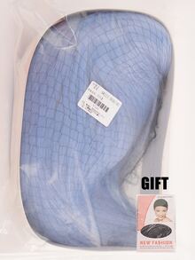 Peluca sintética corto recto - Azul - Ver 6