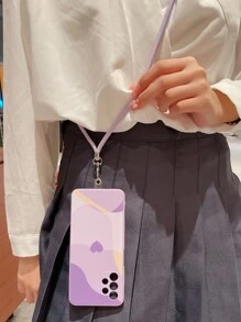 情人节撞色手机壳，带挂绳，兼容 15/15 Plus/15 Pro/15 Pro Max，防水防震防摔防刮，国际版，非国内版 - 彩色 - 查看 2