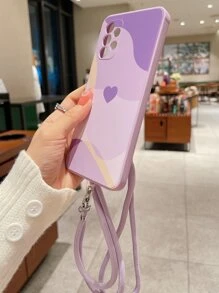 情人节撞色手机壳，带挂绳，兼容 15/15 Plus/15 Pro/15 Pro Max，防水防震防摔防刮，国际版，非国内版 - 彩色 - 查看 4