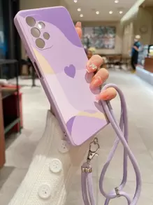 情人节撞色手机壳，带挂绳，兼容 15/15 Plus/15 Pro/15 Pro Max，防水防震防摔防刮，国际版，非国内版 - 彩色 - 查看 5