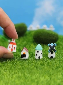 4 piezas Adorno casa jardín - Multicolor - Ver 4