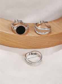 RINTOLER 3 piezas anillo simple