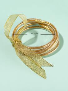 5 piezas Niñas redondo Brazalete Conjunto