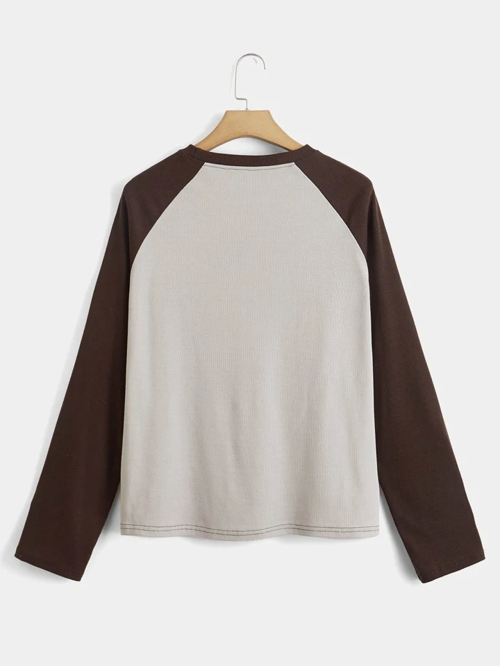 Our Grunge Punk Star Print Raglan Sleeve Tee is such a vibe - ROMWE