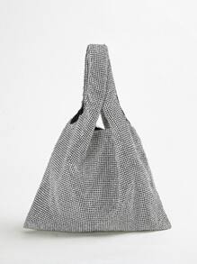 Túi Buổi Tối Trang Trí Rhinestone, Ví Cô Dâu Hoàn Hảo Cho Các Sự Kiện Tiệc Cưới, Vũ Hội & Tiệc - Bạc - Xem 1