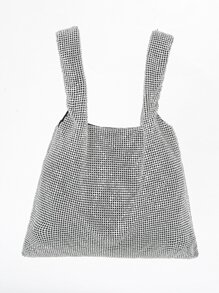 Túi Buổi Tối Trang Trí Rhinestone, Ví Cô Dâu Hoàn Hảo Cho Các Sự Kiện Tiệc Cưới, Vũ Hội & Tiệc - Bạc - Xem 6