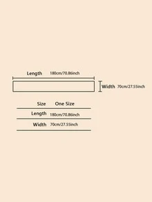 1pc Blue Thickened Tassel Woven Scarf - Multicolor - View 4