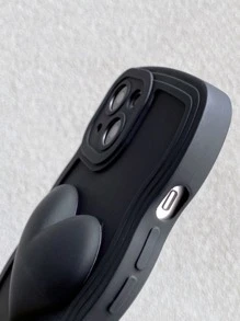 愛心裝飾手機殼附帶繩子