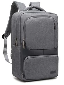 KELENDIS Ba lô Nam Lá thư Có thể điều chỉnh được - Xám - Xem 5