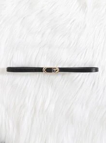 Chicas Vestido con cinturón ribete con fruncido bajo irregular - Gris Claro - Ver 6