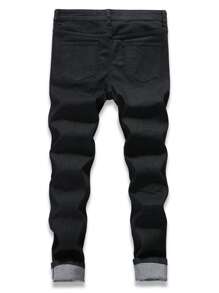 Manfinity uomo Jeans strappati - nero - Visualizzare 2