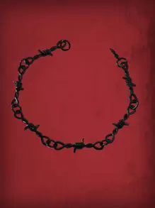 ROMWE Goth Pulsera De Decoración De Torceduras Para Hombres