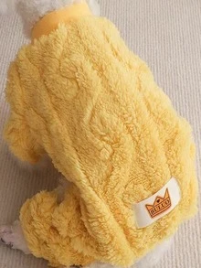 Mono unicolor felpa de mascota - Multicolor - Ver 2