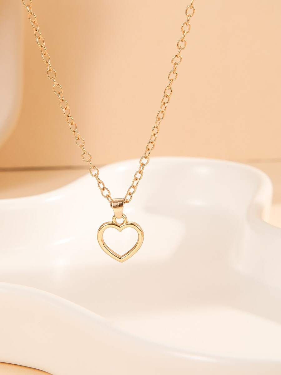 Mặt dây chuyền trái tim - Vàng - Xem 1