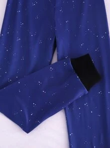 Boys Planet & Spaceman Print Snug Fit PJ Set - Blue - View 3