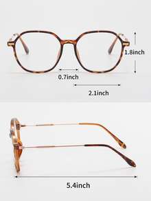 Geometric Frame Eyeglasses - Multicolor - View 3