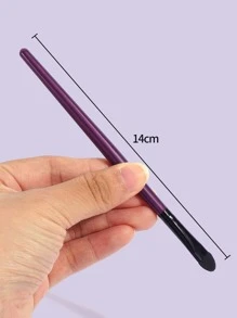 MAANGE 7pcs Sponge Tip Eyeshadow Brush Set,Makeup Tools With Soft Fiber For Easy Carrying,Brush For Travel - Multicolor - View 2