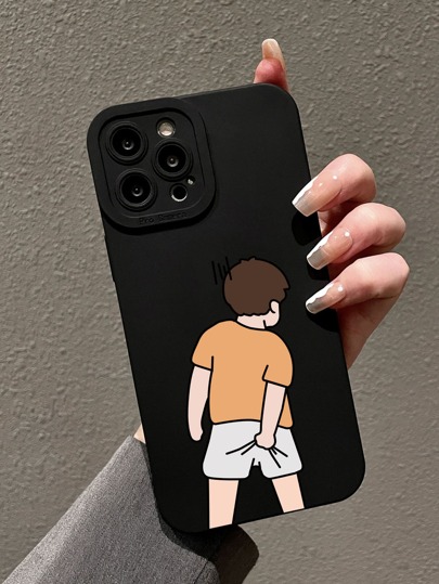 Cartoon Figure Graphic Phone Case