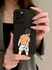 Cartoon Figure Graphic Phone Case