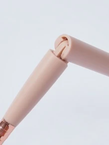 Lược chải lông mày 2 trong 1 Gấp & chải lông mi Bộ phân tách lông mày chải lông mi - Màu Hồng  San hô - Xem 7