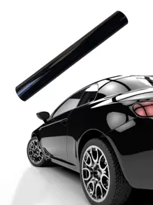 30cm*100cm de coche Película Pegatina - Negro - Ver 1