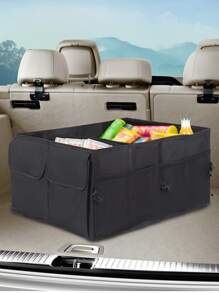 Multifunctional Car Storage Box - Black - View 7
