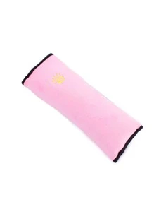 1入組長毛絨汽車座椅皮帶枕頭 - 粉色 - 查看 3