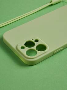 Vỏ điện thoại thông thường có dây buộc - màu xanh lá - Xem 3