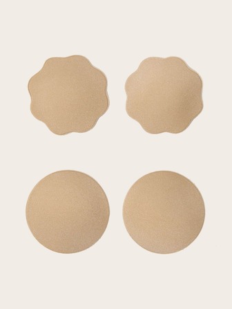 2 pares de parches autoadhesivos para pezones