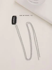 Rhinestone Trang trí tóc Kẹp - Bạc - Xem 3