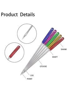 15 piezas Set Aguja de coser de acero inoxidable - Multicolor - Ver 5