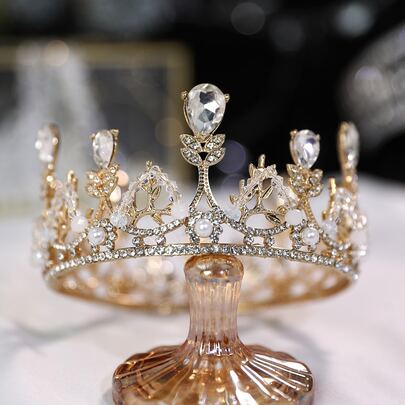 Rhinestone Decor Bridal Crown