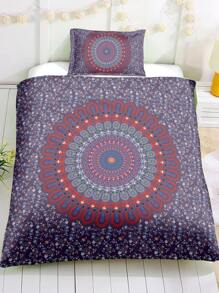 Set colcha sin relleno con patrón de mándala - Multicolor - Ver 4