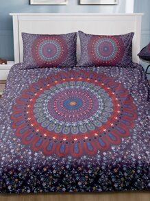 Set colcha sin relleno con patrón de mándala - Multicolor - Ver 6