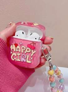 Vỏ đồ họa chữ cái Tương thích với AirPods, Không bao gồm Airpods - Nhiều màu - Xem 2